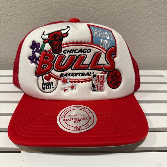 Mitchell & Ness Chicago Bulls NBA snapback hat NWT - Picture 1 of 4